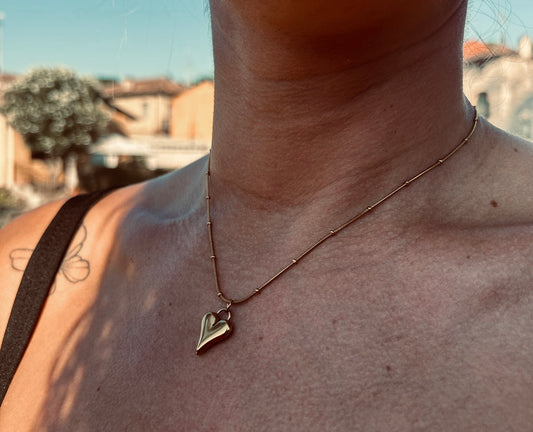 Collana Cuore Liquido