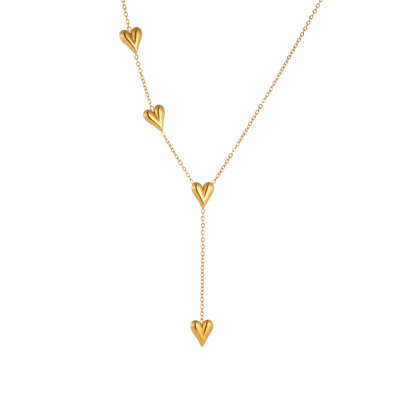 Collana Cuore Liquido a Cascata