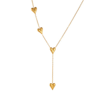 Collana Cuore Liquido a Cascata