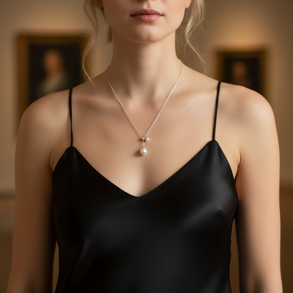 Collana Doppia Perla